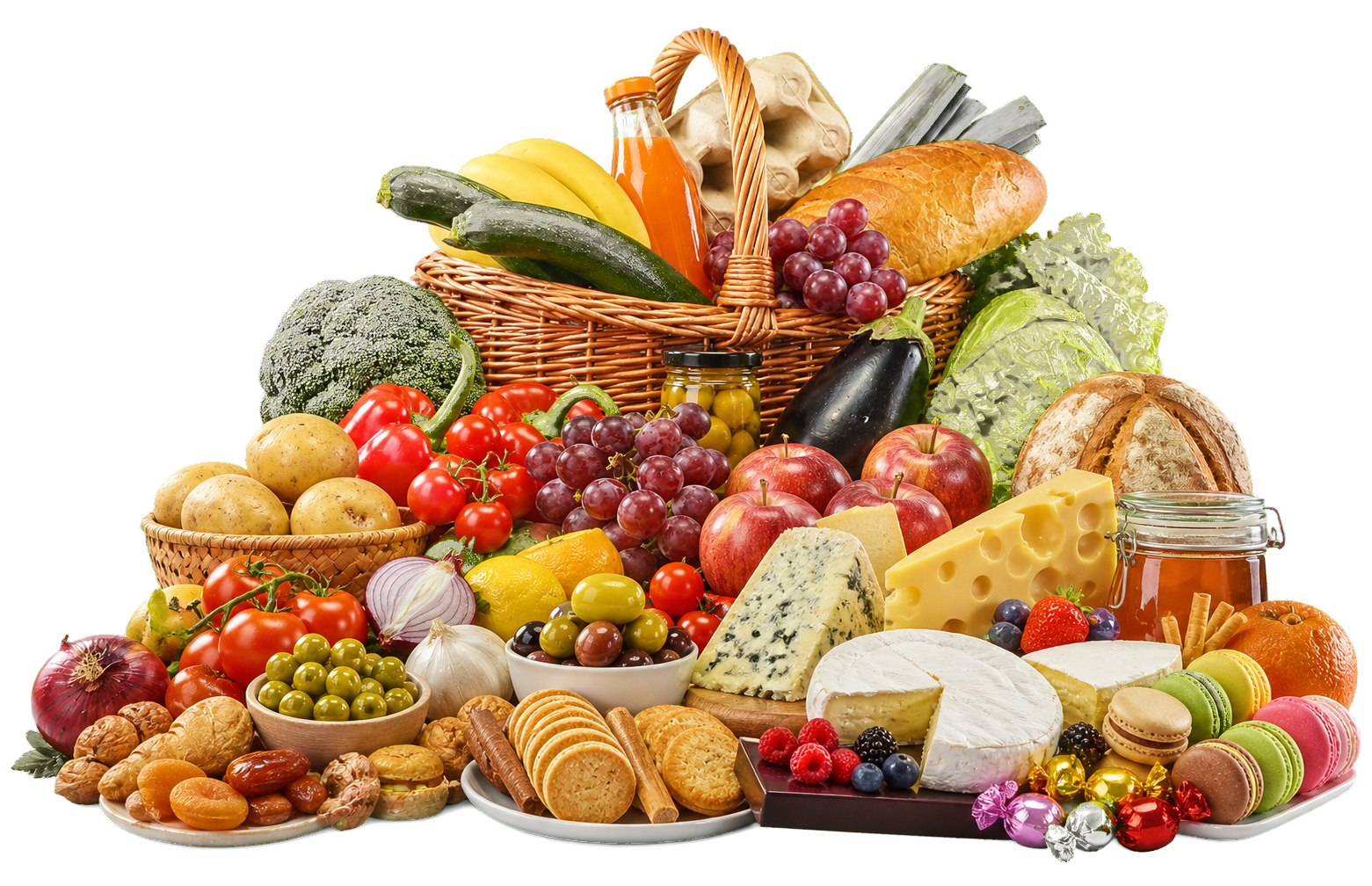 Fresh produce, gourmet foods and confectionery